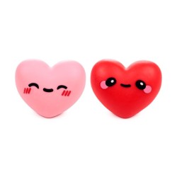 ❤️🧸 Jouet à Presser Cœur - J'Adoramals (Lot de 12)