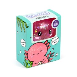 🦎✨ Jouet à Presser Axolotl à Paillettes (Lot de 12)