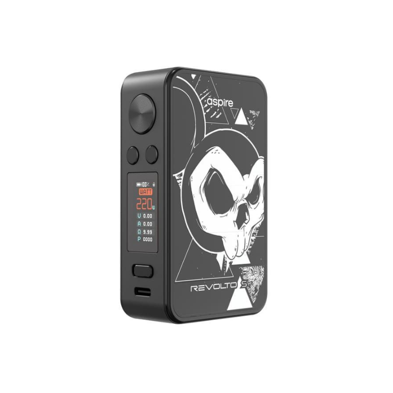 ⚡💀 Box Revolto S 220W Special Edition Aspire - Black & Skeleton Nexus
