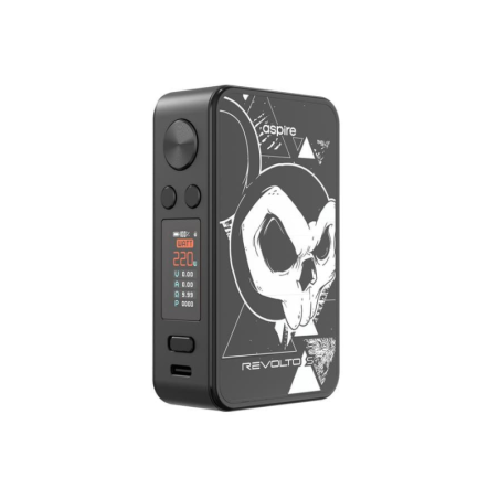 ⚡💀 Box Revolto S 220W Special Edition Aspire - Black & Skeleton Nexus