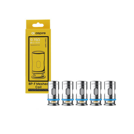 🔥 Pack de 5 Résistances Mesh Pro BP-F Aspire - 0.15 ohm