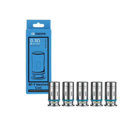 🔥💨 Pack de 5 Résistances Mesh Pro BP-F Aspire - 0.3 ohm