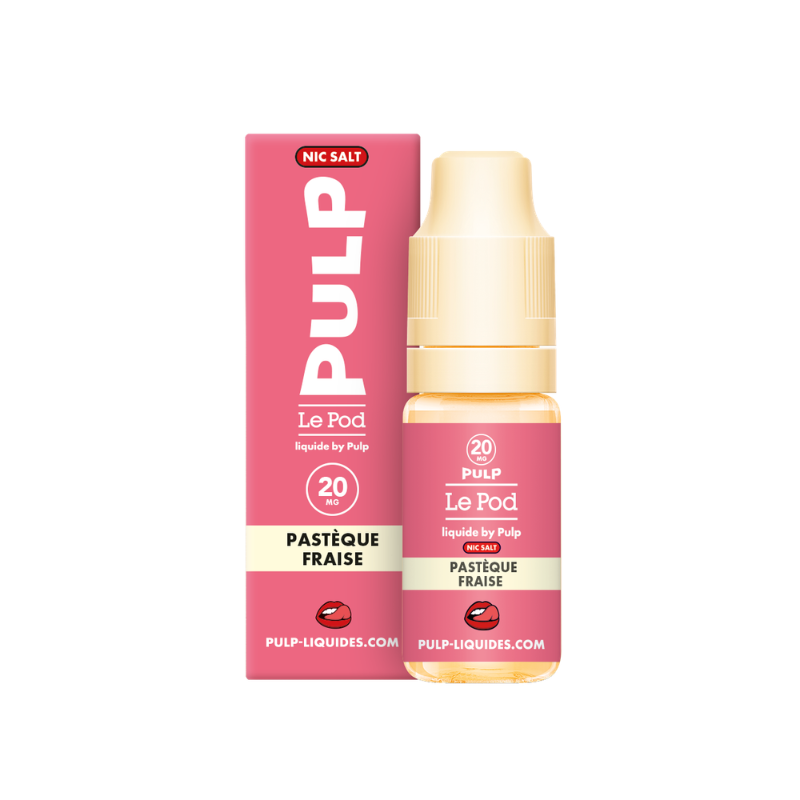 🍉🍓 Pastèque Fraise Nic Salt Le Pod Liquide Pulp 10ml - 20 mg