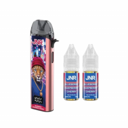 🍓🍒 Kit Jpuff 47000 (2 x 10ml) 20mg JNR - Blueberry Raspberry Cherry