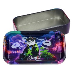 🐼🔥 Boîte en Métal Gangsta Panda Floating In A'DAM – Display de 12