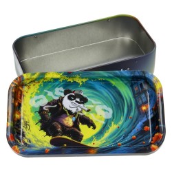 🐼🏄 Boîte en Métal Gangsta Panda Surfing In A'DAM – Display de 12