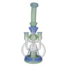 Bang Black Leaf Recycle 26cm | Bong Verre Bleu Vert