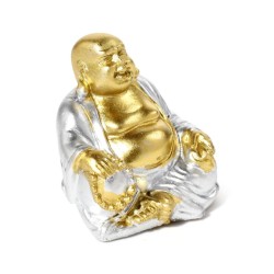 ✨ Mini Bouddhas Porte-Bonheur Brillants – Présentoir de 24