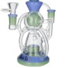 Bang Black Leaf Recycle 26cm | Bong Verre Bleu Vert
