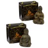 🎁🪷 Figurine dans Mini Sac Cadeau Bouddha Thaïlandais – Présentoir de 24