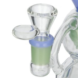 Bang Black Leaf Recycle 26cm | Bong Verre Bleu Vert