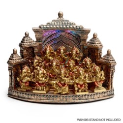 🕉️🐘 Figurines Monde de Ganesh – Présentoir de 12