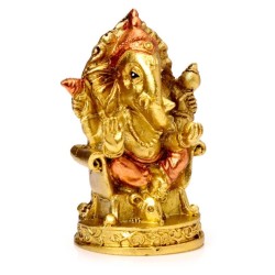 🕉️🐘 Figurines Monde de Ganesh – Présentoir de 12