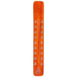 🪷🪵 Porte-Encens Attrape-Cendres en Bois – Bouddha – Par 4
