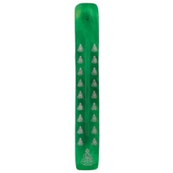 🪷🪵 Porte-Encens Attrape-Cendres en Bois – Bouddha – Par 4