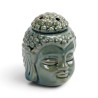 🪷✨ Brûleur à Huile Verni Craquelé Tête de Buddha Thaï – Coloris Aléatoire