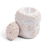 🪷✨ Brûleur à Huile Verni Craquelé Tête de Buddha Thaï – Coloris Aléatoire