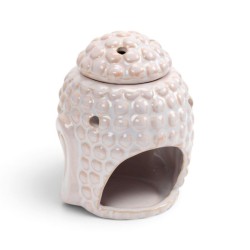 🪷✨ Brûleur à Huile Verni Craquelé Tête de Buddha Thaï – Coloris Aléatoire