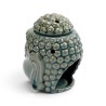 🪷✨ Brûleur à Huile Verni Craquelé Tête de Buddha Thaï – Coloris Aléatoire