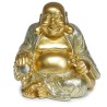 🪷✨ Figurine Mini Bouddha Chinois Porte-Bonheur Pailleté 8 cm – Par 12