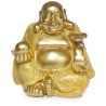 🪷✨ Figurine Mini Bouddha Chinois Porte-Bonheur Pailleté 8 cm – Par 12