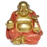 🪷✨ Figurine Mini Bouddha Chinois Porte-Bonheur Pailleté 8 cm – Par 12