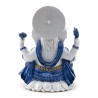 🐘💙 Figurine Ganesh Blanc & Bleu – Connaissance