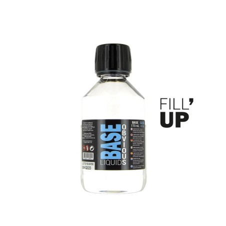 Base Fill’UP Obvious Liquids 170ml 50/50 0mg | Base DIY Prête à Booster