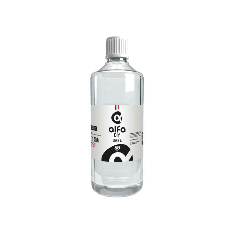 Base Alfa DIY 1000ml 50/50 0mg | Base E-Liquide Sans Nicotine