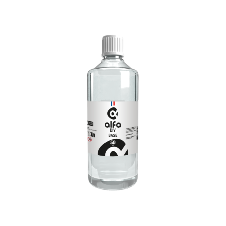 Base Alfa DIY 1000ml 50/50 0mg | Base E-Liquide Sans Nicotine