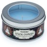 🌈🕯️ Bougie à la Cire de Soja dans Boîte en Étain Goloka – Sept Chakras