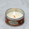 🍦🕯️ Bougie à la Cire de Soja dans Boîte en Étain Goloka – Gousse de Vanille