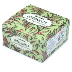 🍋🌿🕯️ Bougie à la Cire de Soja dans Boîte en Étain Goloka – Citronnelle
