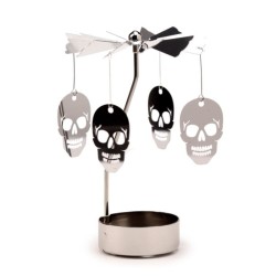 💀🕯️ Bougeoir Carrousel Crâne