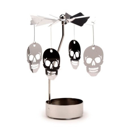 💀🕯️ Bougeoir Carrousel Crâne