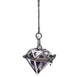 🔮💎 Pendule Guérisseur avec Pierres Précieuses