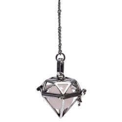 🔮💎 Pendule Guérisseur avec Pierres Précieuses