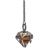 🔮💎 Pendule Guérisseur avec Pierres Précieuses