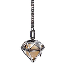 🔮💎 Pendule Guérisseur avec Pierres Précieuses
