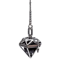 🔮💎 Pendule Guérisseur avec Pierres Précieuses