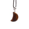 🌙💎 Pendentif Gemme – Croissant de Lune