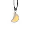 🌙💎 Pendentif Gemme – Croissant de Lune