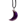 🌙💎 Pendentif Gemme – Lune