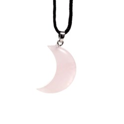 🌙💎 Pendentif Gemme – Lune