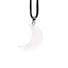 🌙💎 Pendentif Gemme – Lune