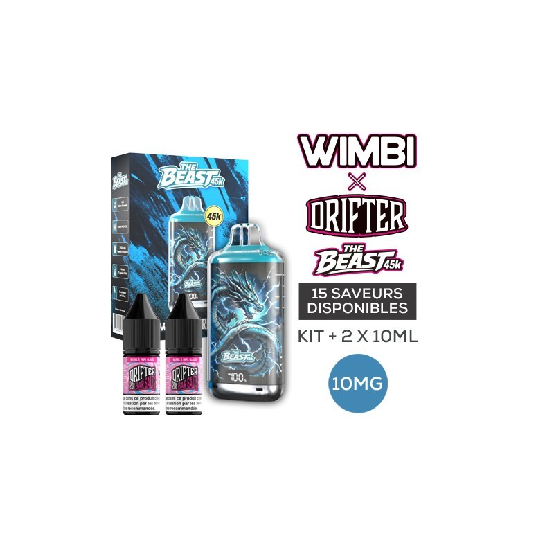 Kit The Beast 45K Storm Oracle 750mAh Wimbi X Drifter 10mg