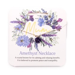 🌸💎 Collier Gemme – Nectar Meadows Mum