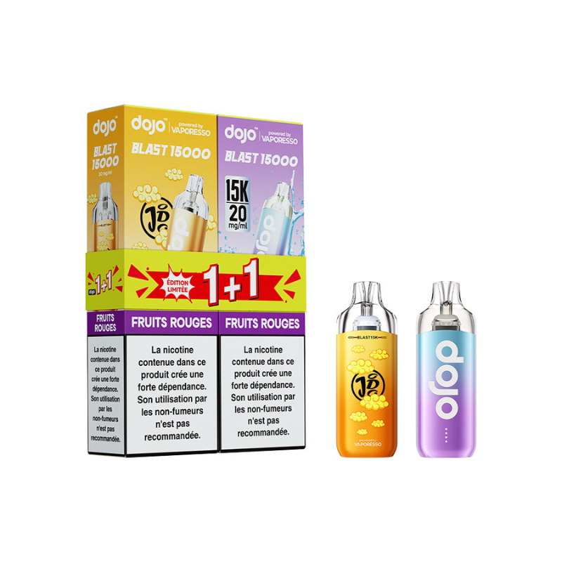 Dojo Blast 15K 20mg Fruits Rouges Vaporesso | Vape Rechargeable