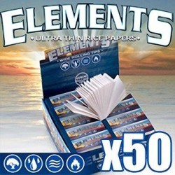 Filtres Carton Elements Large Perforés – Pack de 50