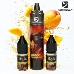 🍑🥭 PUFF SUPREMVAP TORNADO PÊCHE MANGUE – 18 000 PUFFS